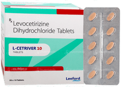 L Cetriver 10 Tablet 10 L Cetriver 10 Tablet 10